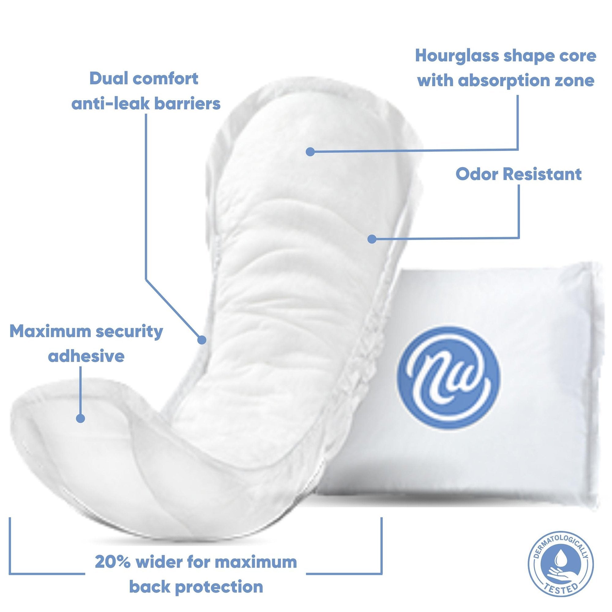 Nexwear Maximum Regular Bladder Control Pads 2690