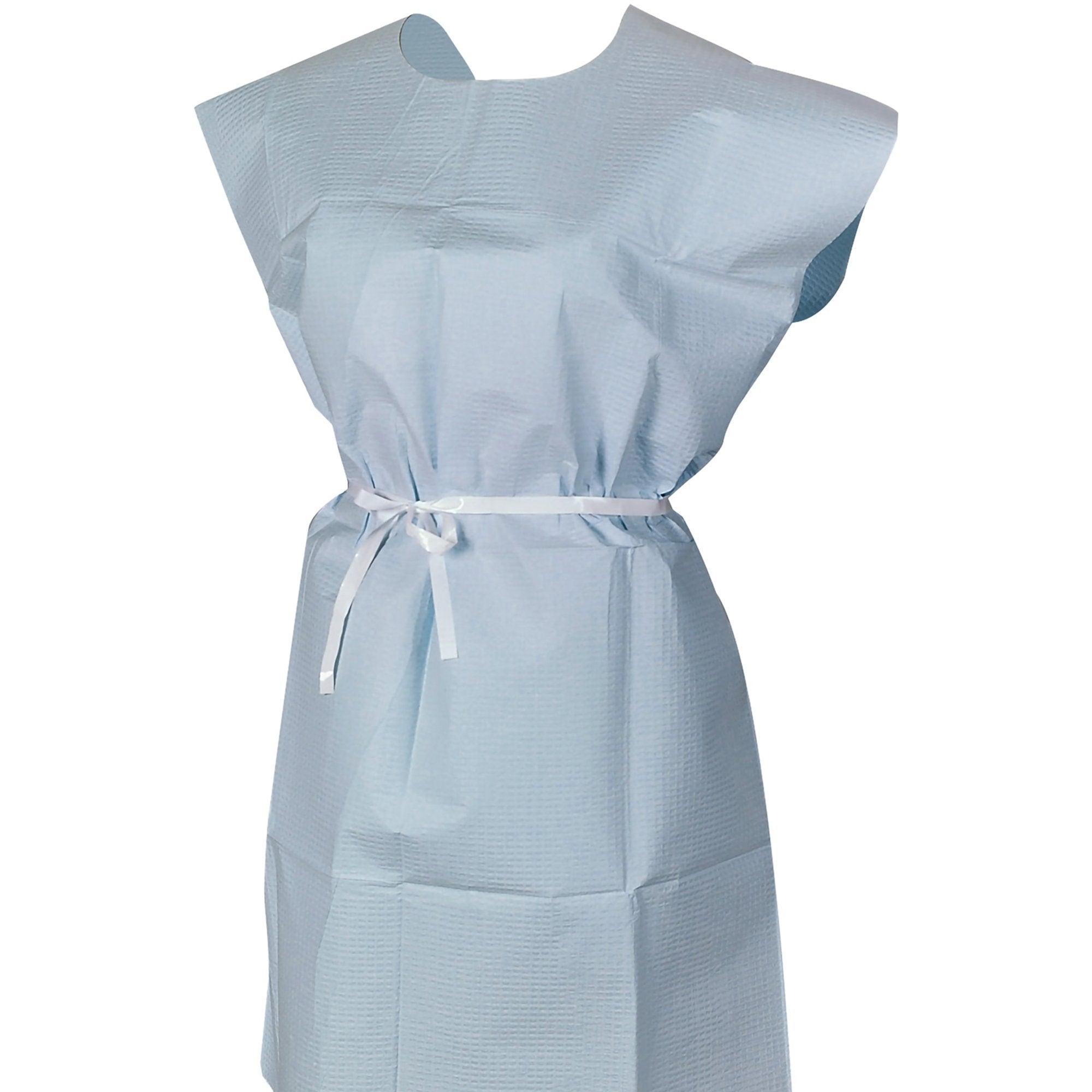 McKesson Patient Exam Gown, One Size Fits Most, Blue 18-844