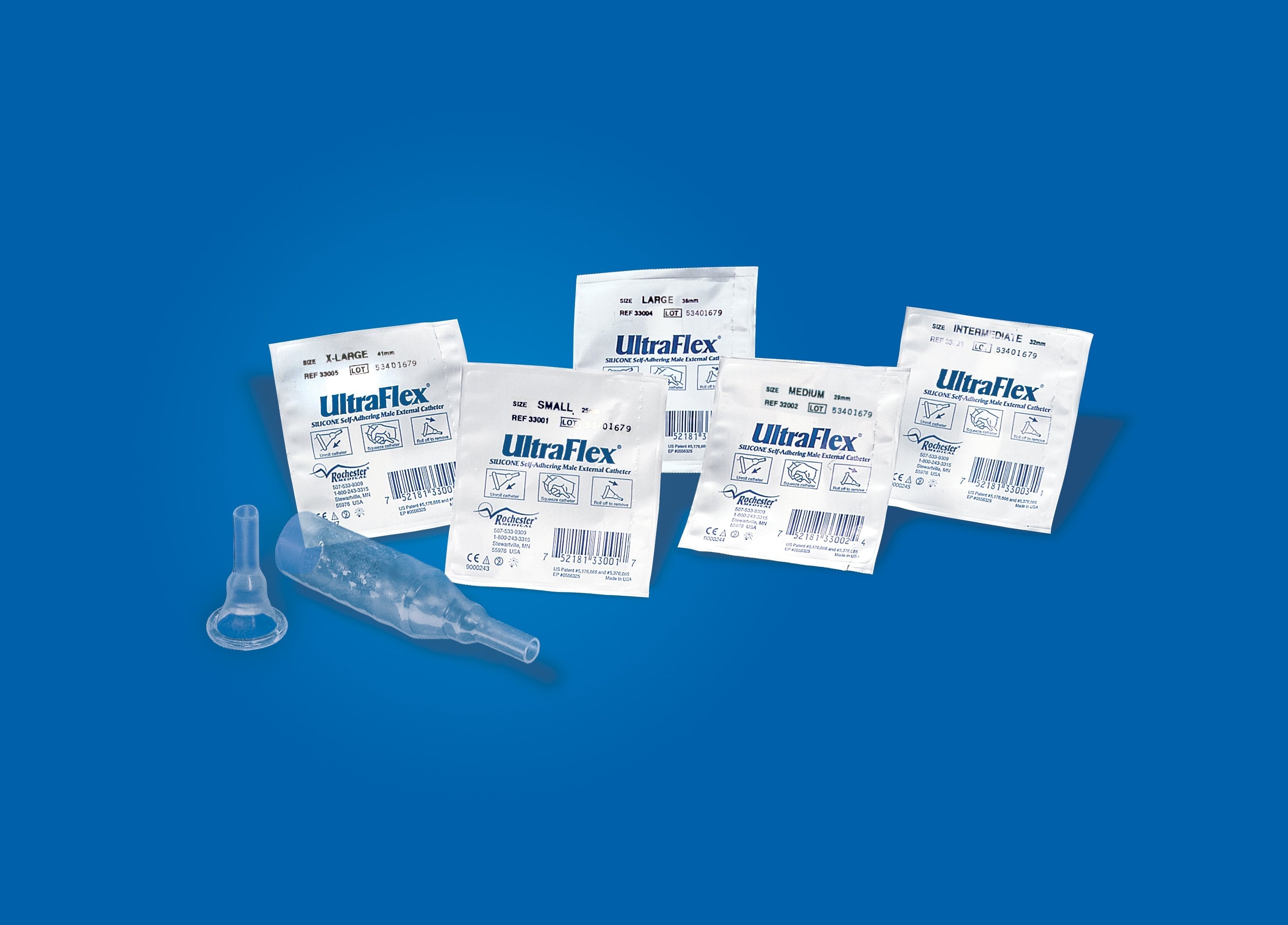 Bard UltraFlex® Male External Catheter, Large 33304