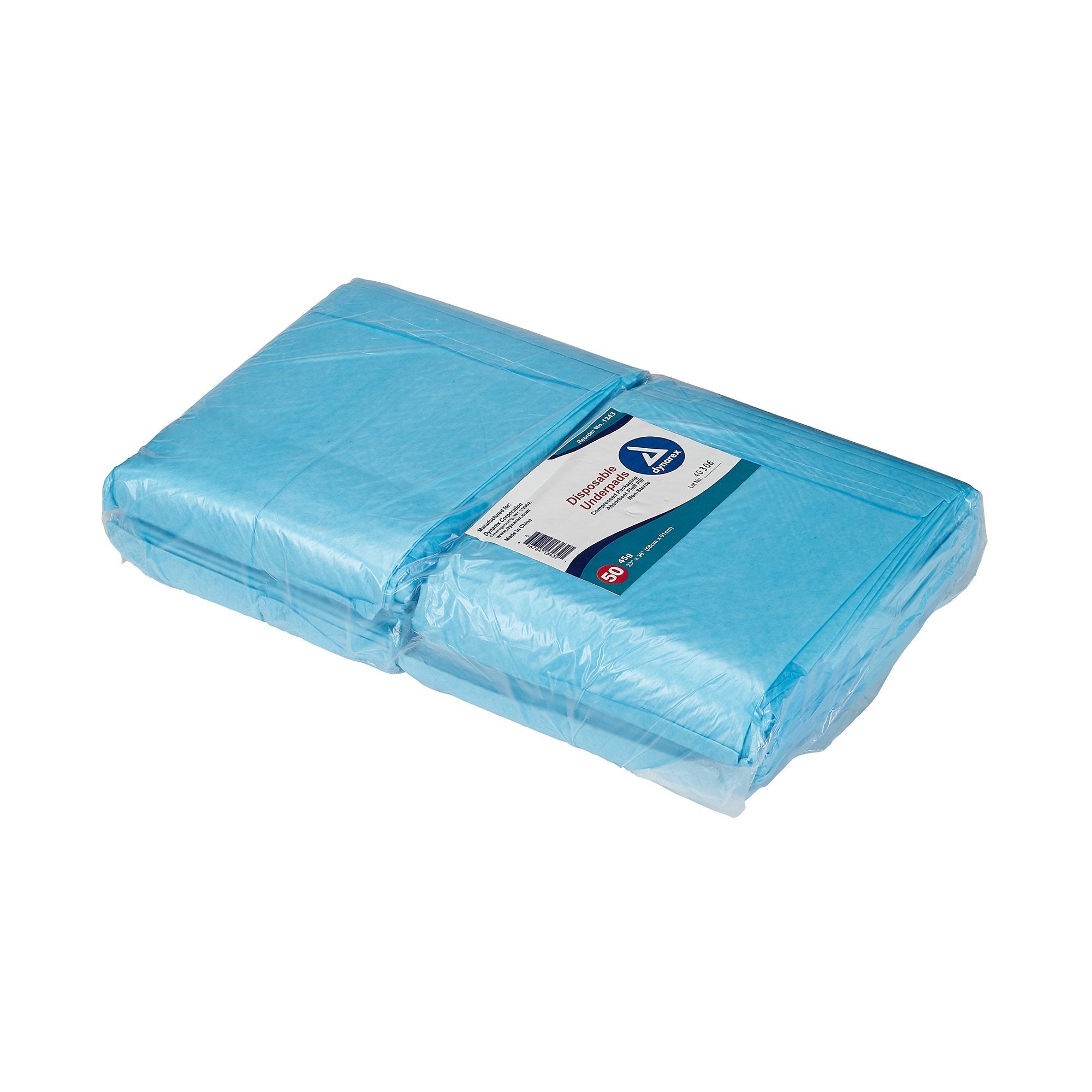 dynarex® Absorbent Fluff Fill Underpad, 23 x 36 Inch 1343