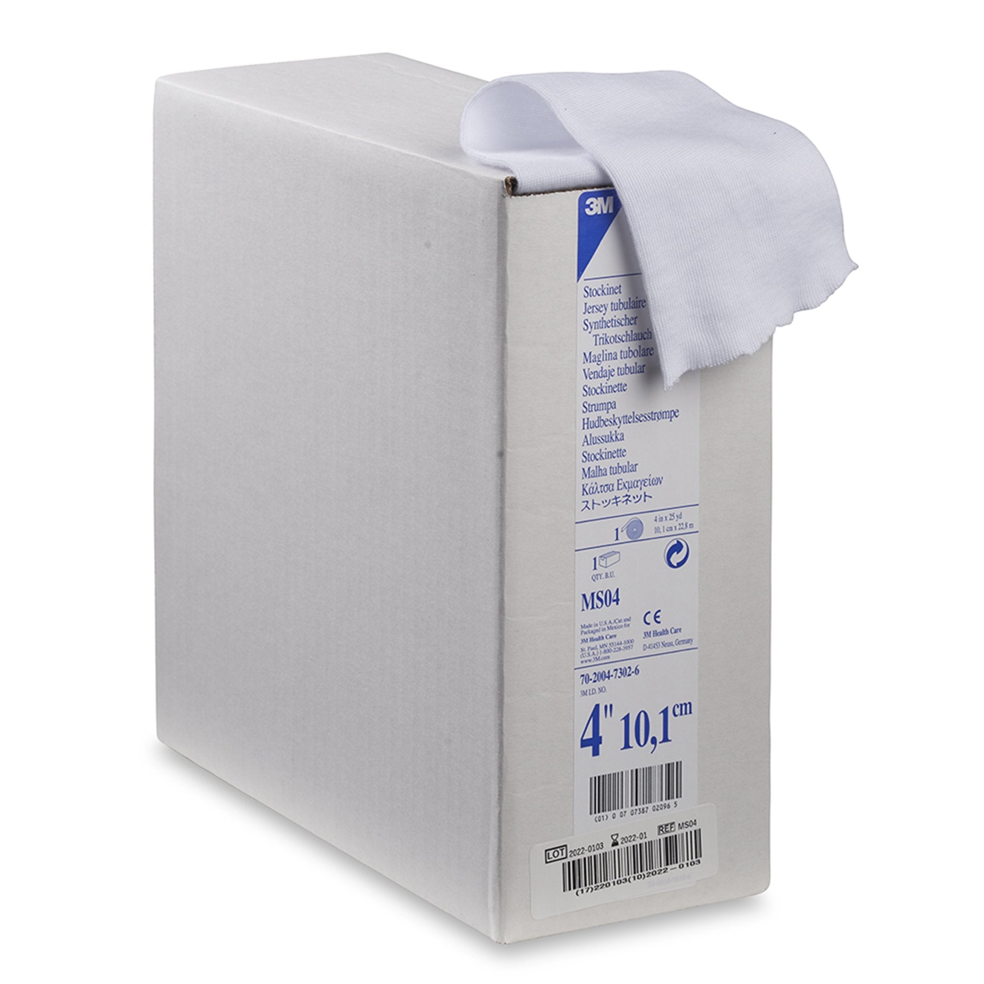 3M™ Synthetic Cast Stockinette, 4 Inch x 25 Yard MS04