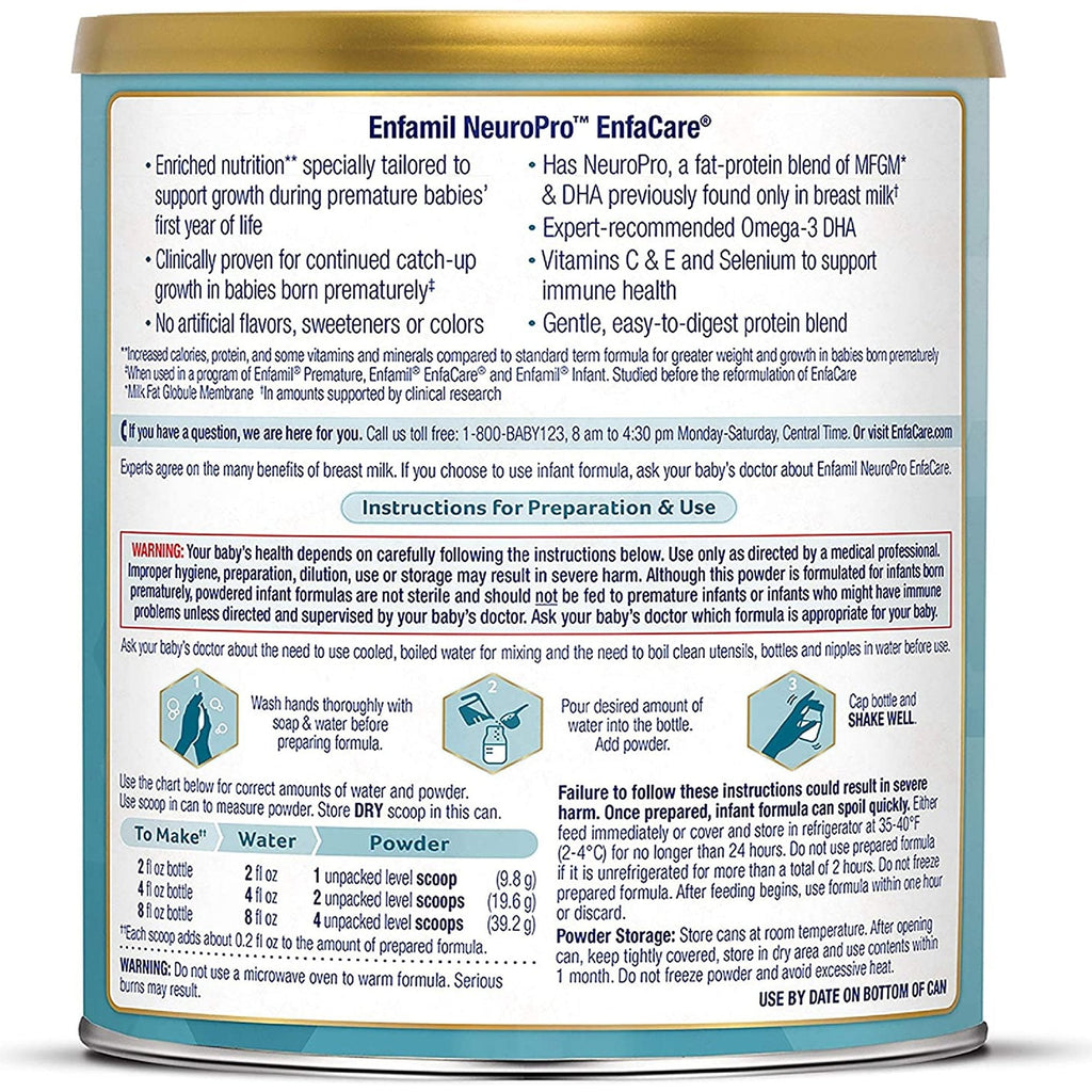 Enfamil® NeuroPro™ Enfacare® Infant Formula, Powder, 13.6-ounce can 126105