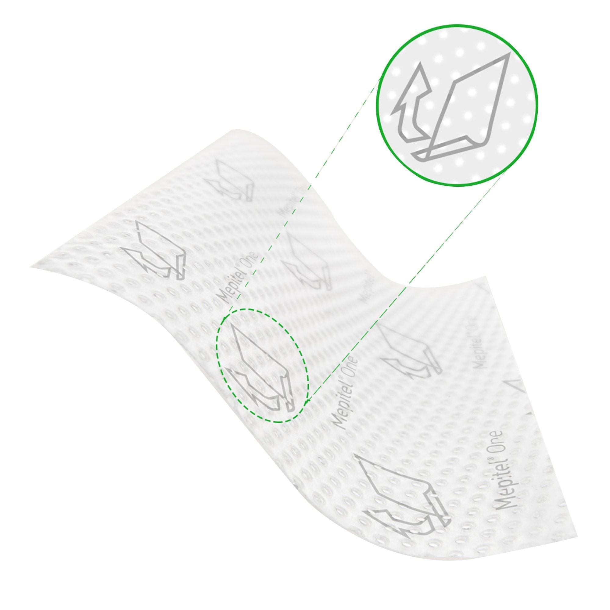 Mepitel® One Silicone Dressing, 3 x 4 Inch 289300