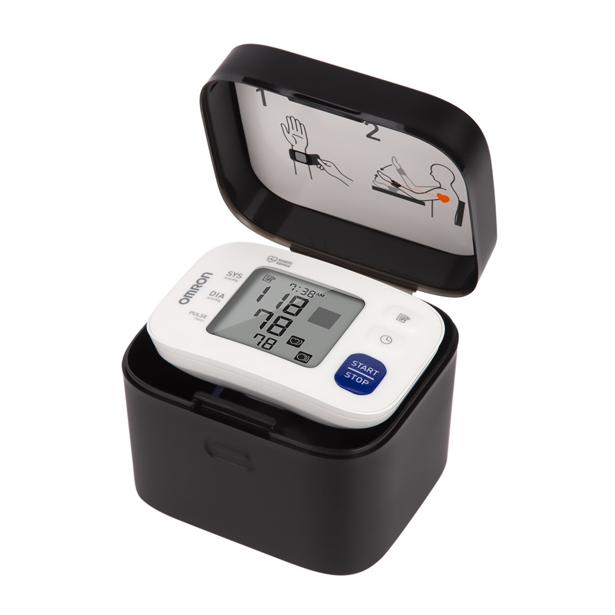 Omron® 3 Digital Blood Pressure Wrist Unit, Automatic Inflation, Large Cuff BP6100