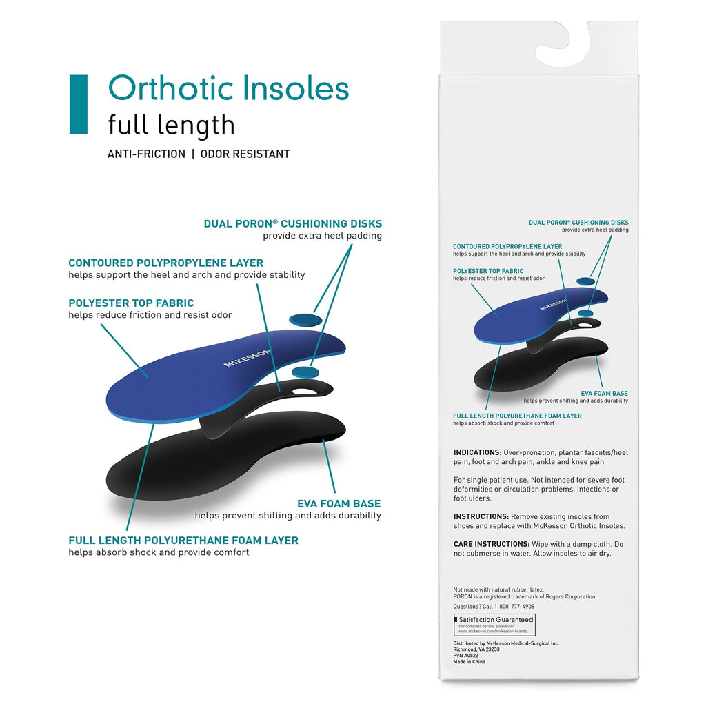 McKesson Insole, Size B 16-1005-01B