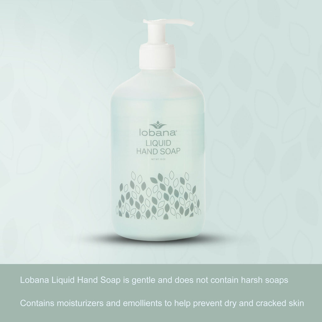 Lobana® Liquid Hand Soap, 16-ounce pump bottle 3220-02