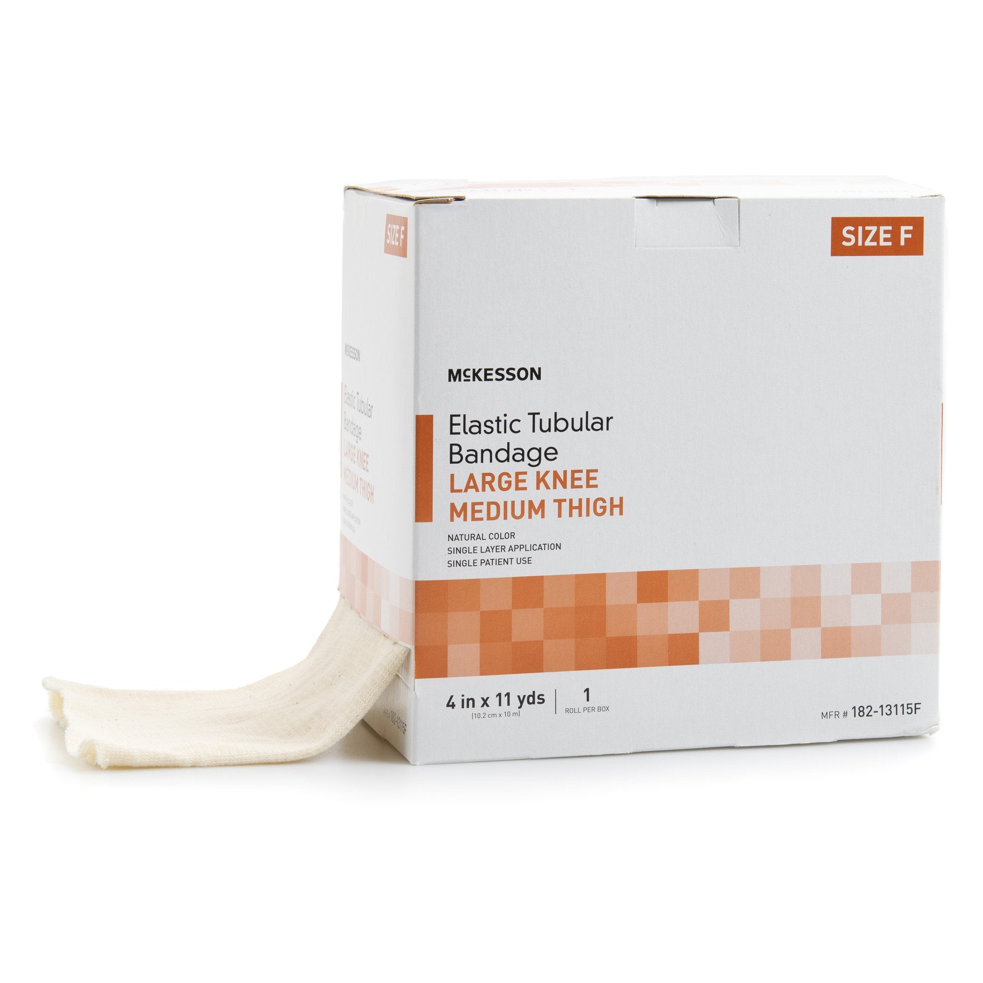 McKesson Elastic Tubular Support Bandage, 4 Inch x 11 Yard 182-13115F