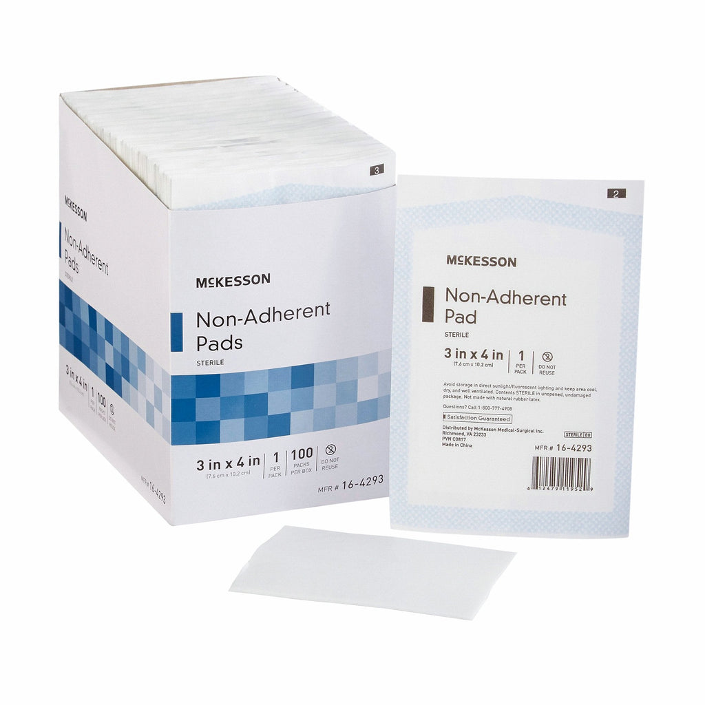 McKesson Nonadherent Dressing, 3 x 4 Inch 16-4293