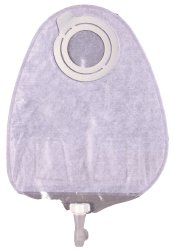 Assura® Original 2-Piece Transparent Urostomy Pouch, Green Match 14227