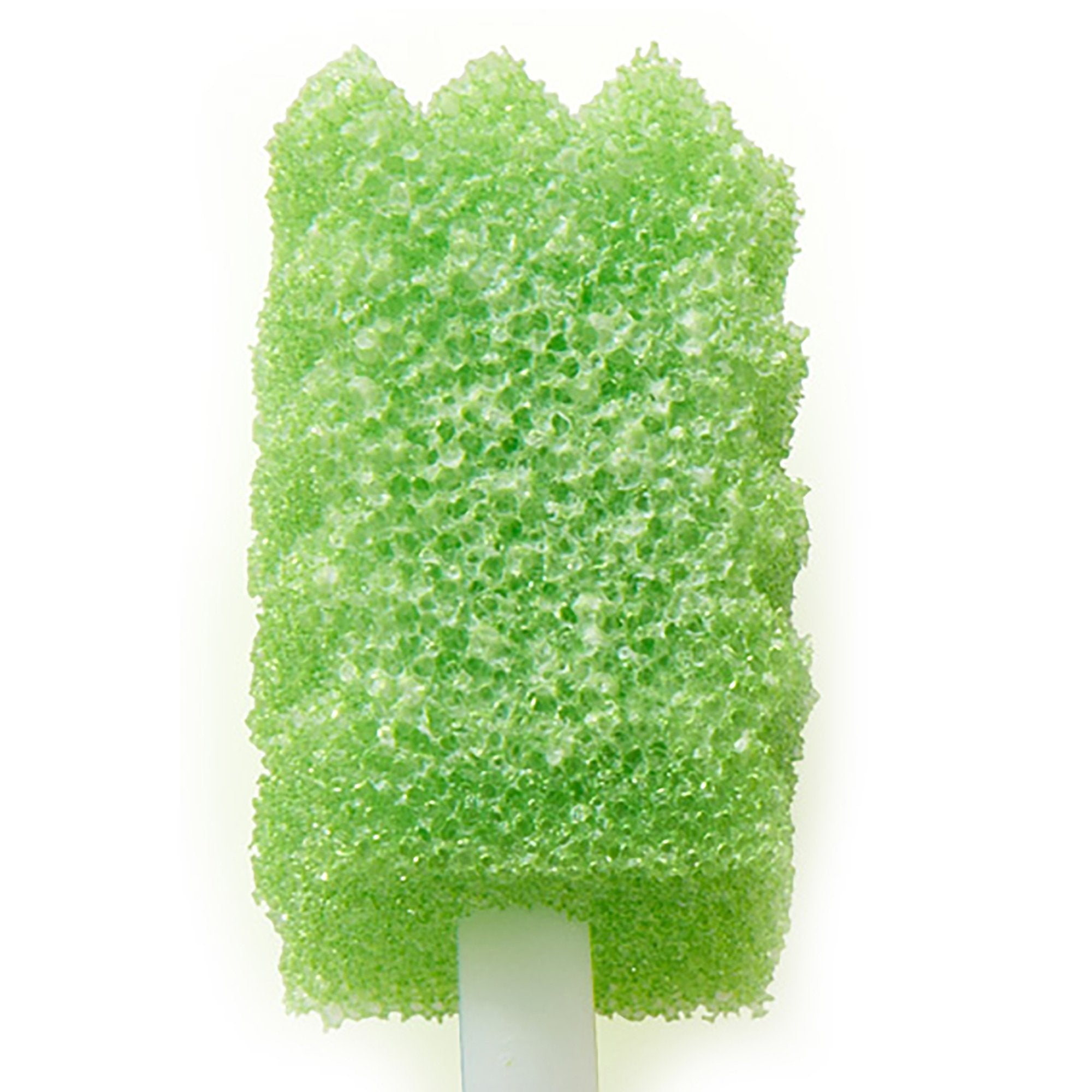 Toothette Plus Oral Swabsticks Foam Tip Untreated, 6-Inch Length, Green 6071