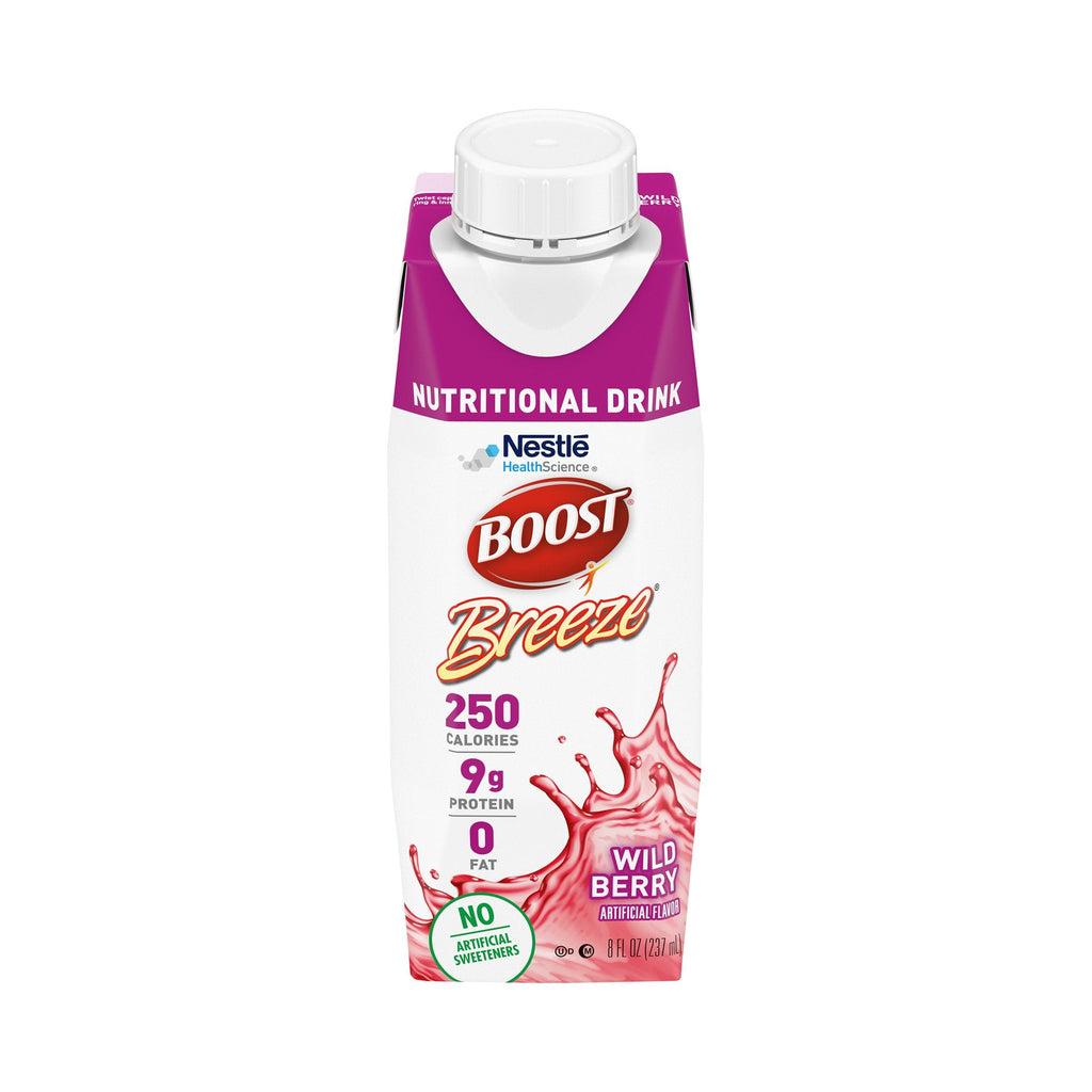 Boost Breeze® Wild Berry Nutritional Drink, 8-ounce carton 00043900685601