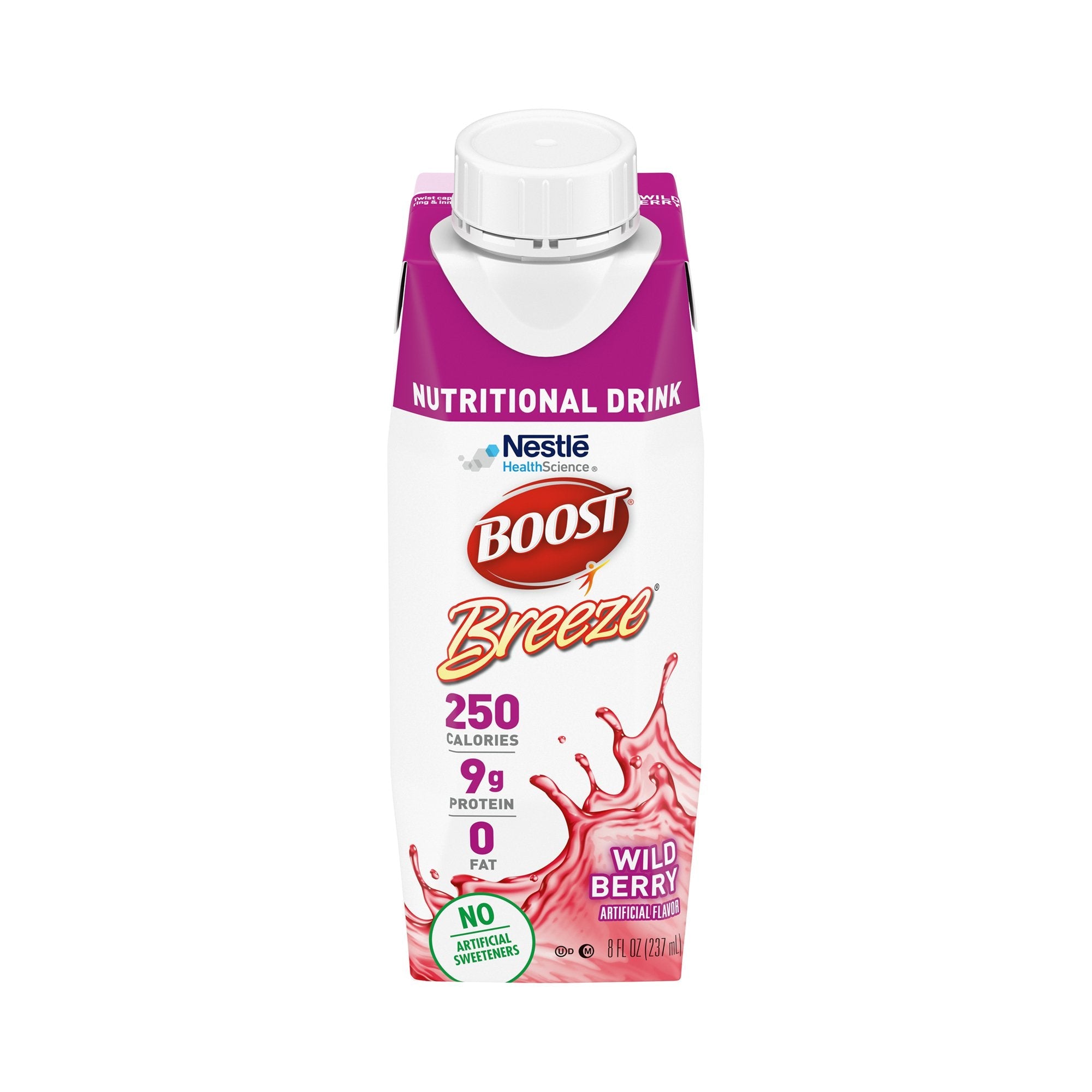 Boost Breeze® Wild Berry Nutritional Drink, 8-ounce carton 00043900685601