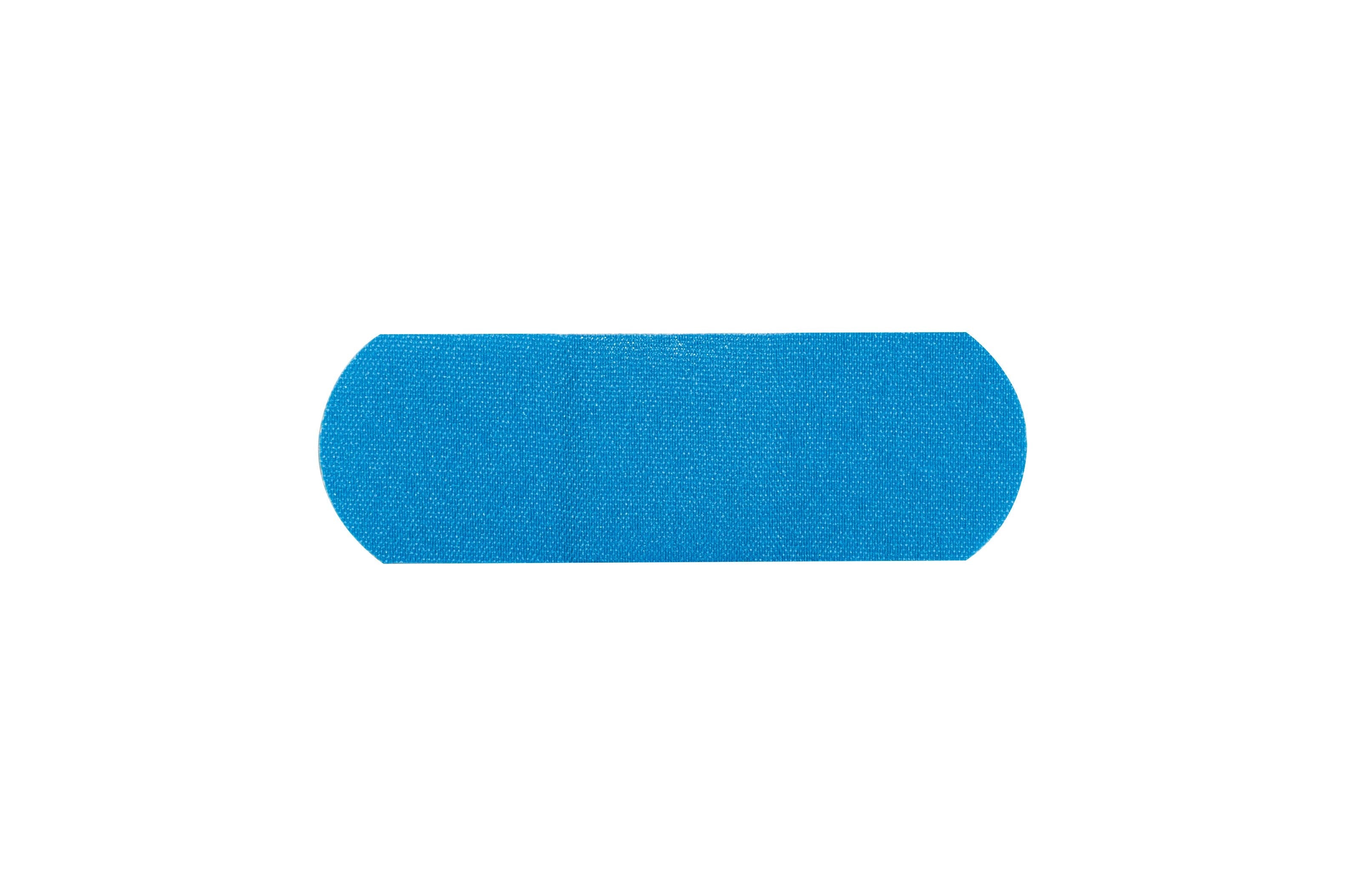 American® White Cross Blue Metal Detectable Adhesive Strip, 1 x 3 Inch 1631025