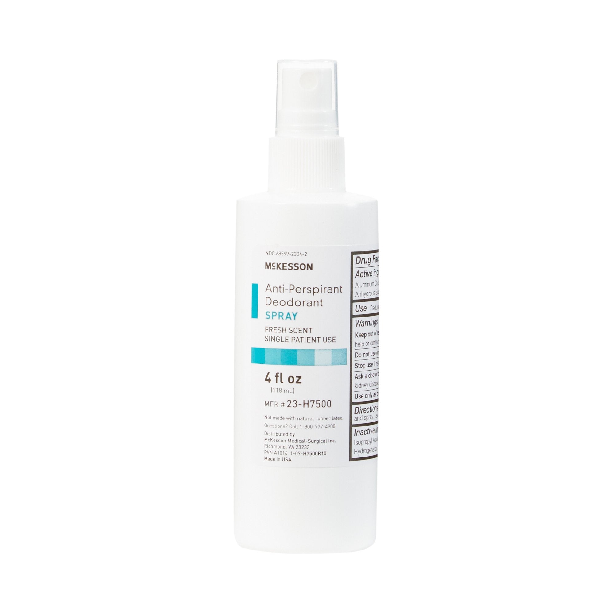 McKesson Antiperspirant / Deodorant, Fresh Scent, 4 oz Spray 23-H7500