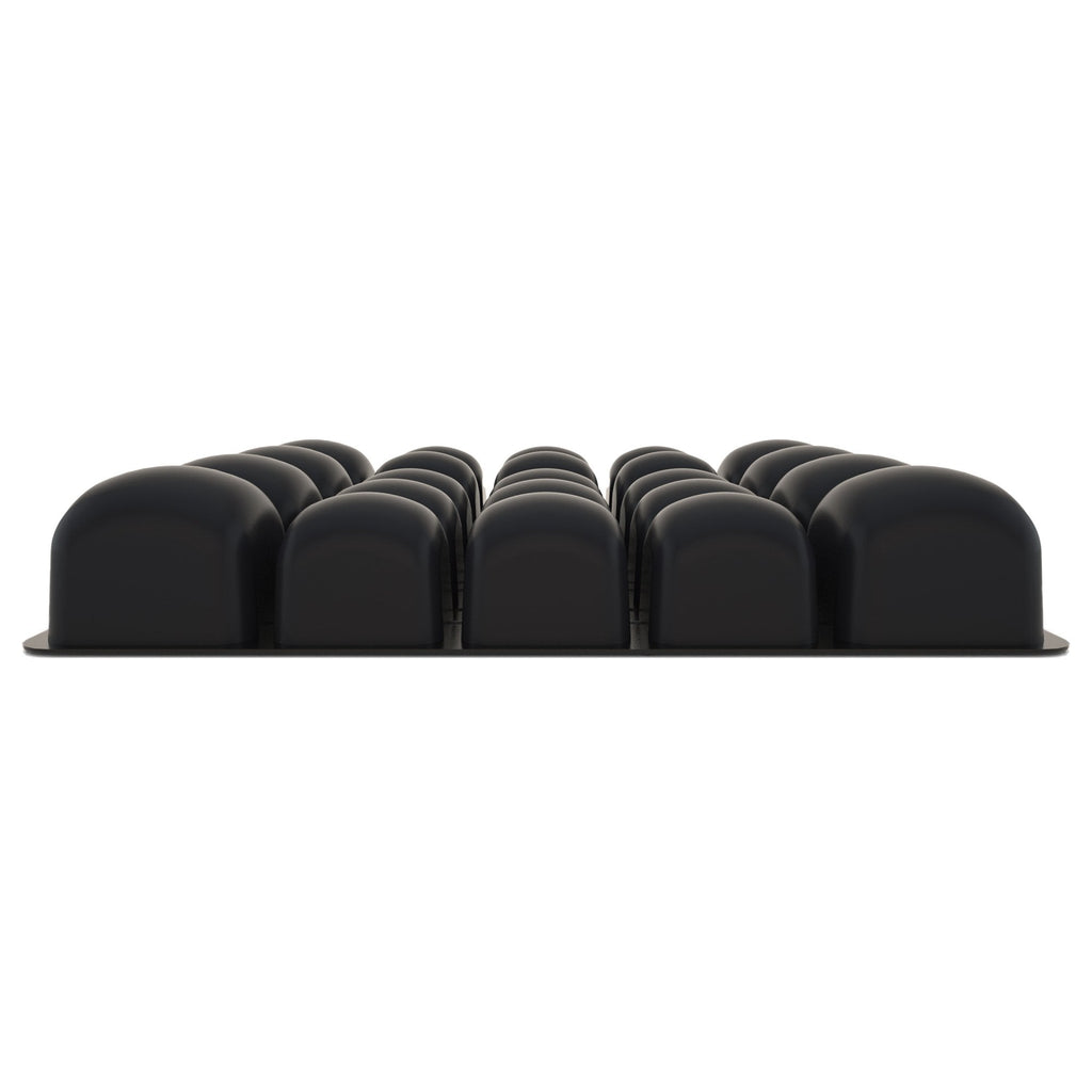 ROHO® Mosaic® Inflatable Seat Cushion, 18 x 16 x 3 Inch, Air Cells, Black MOS1816CA