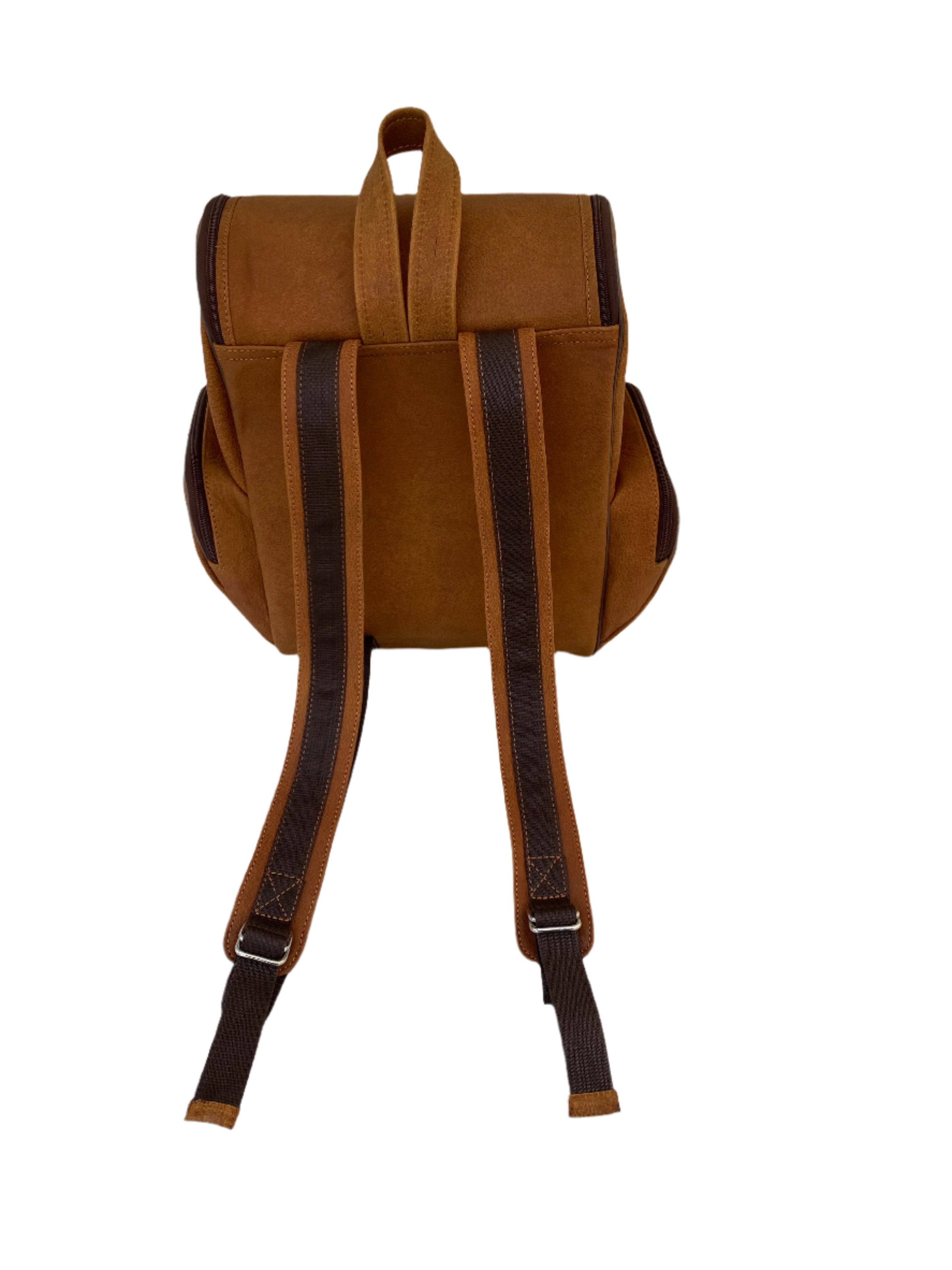 Premium Full Grain Leather Backpack: Classic Style & Durability"