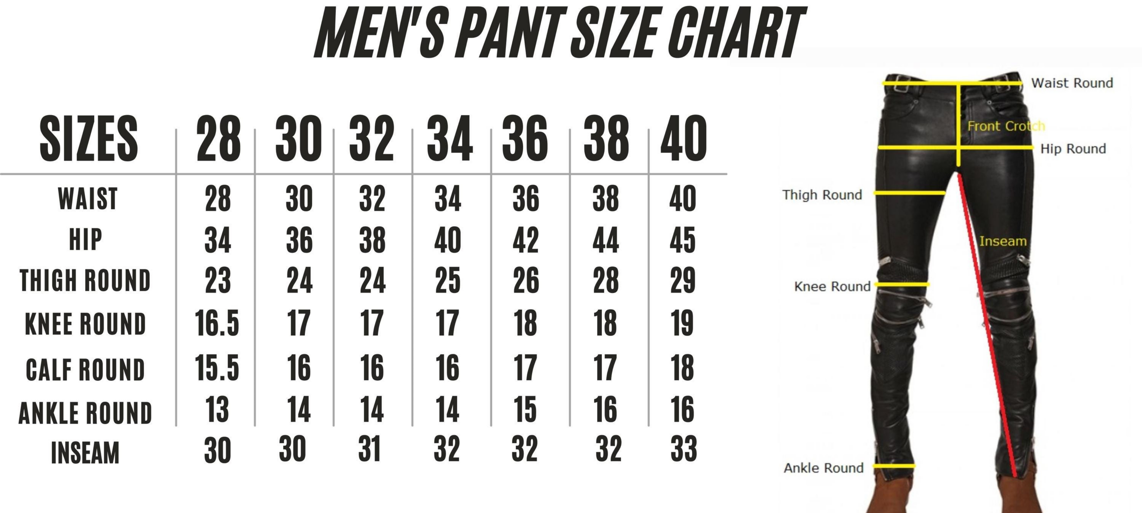Men's Cowhide Hair on Pant