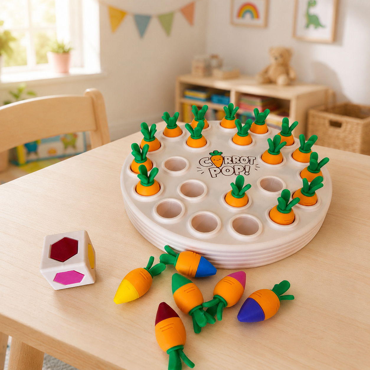 Carrot Pop Memory Game